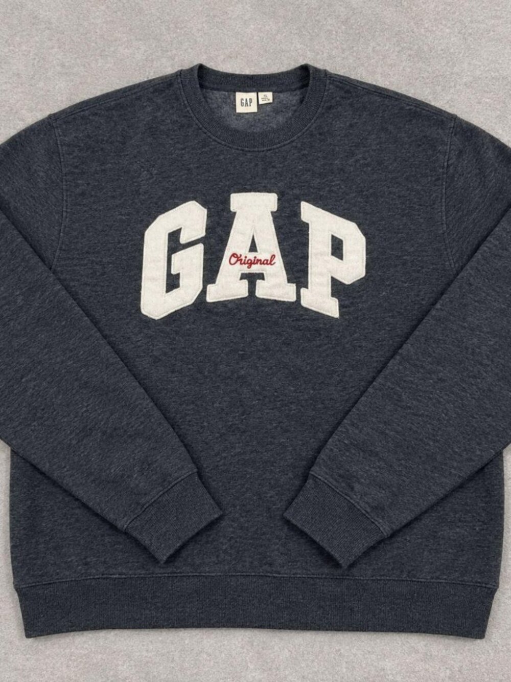 Vintage Gray Original Gap Crewneck Sweater